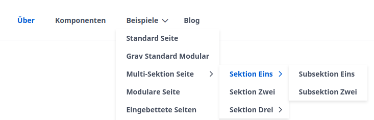 Drop-down Menu
